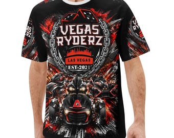 Men's Black Abstract Ryderz T-Shirt