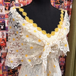 70s Daisy Dress - Etsy