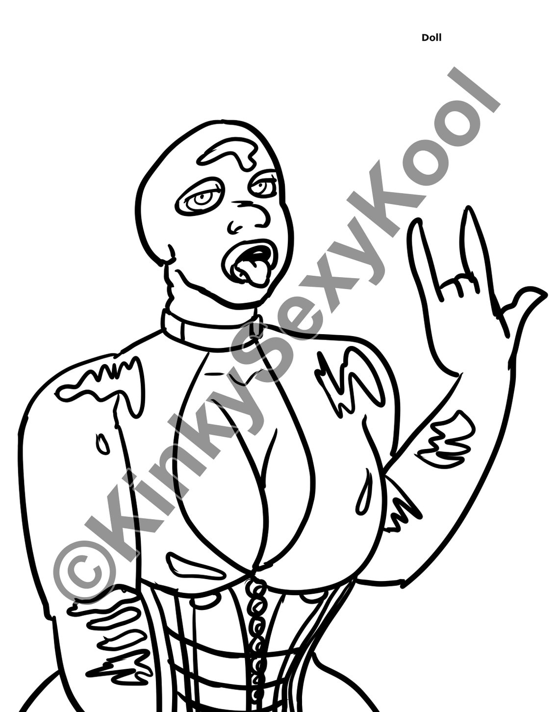 Unvanilla A POC Kinky Coloring Book Etsy