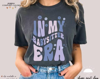 Camiseta "En mi época de niñera": regalo bohemio para niñera
