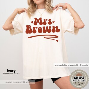 Comfort Colors Mrs Shirt | Custom Mrs Shirt | Personalized Mrs Shirt | Personalized Mrs Gifts | Custom Wedding Gift | Future Mrs Shirt