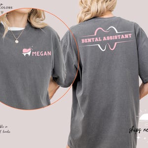 Dentist Custom Shirts | Dentist Personalized Shirt | Cute Tooth Shirt | Dental Assistant Shirt | Dental Shirt | Dentist Tooth Shirt