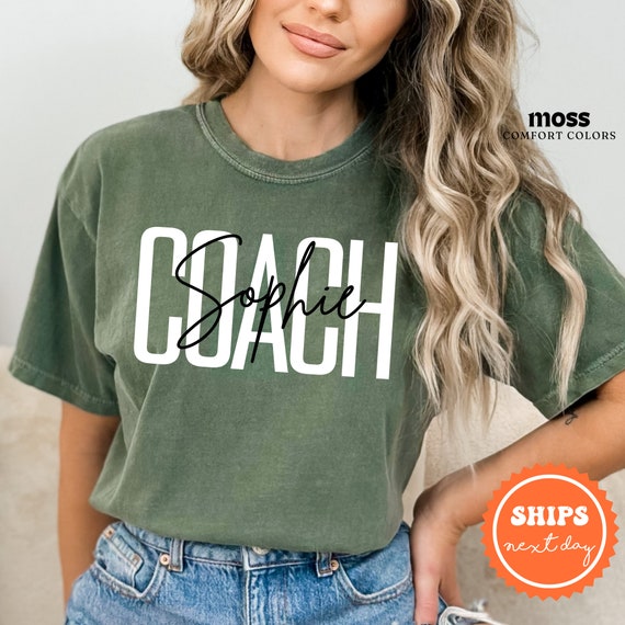 Personalized Coach Shirt | Custom Coach Gift | Cheer Coach Tshirt | Coach Name Shirt | Gifts for Coach Game Day Shirt |  Coach Gifts