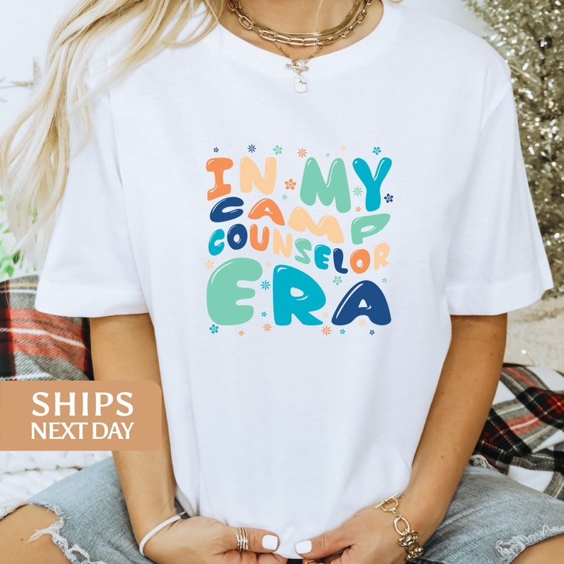 In My Camp Counselor Era Shirt | Camp Counselor Shirt | Summer Camp Shirt | Gift for Counselor | Guidance Counselor | Counselor Gifts image 2