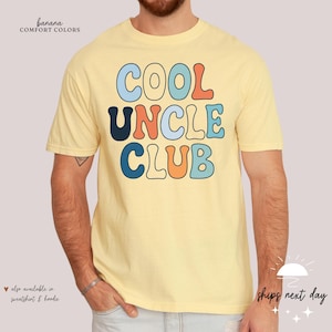 Cool Uncle Club Shirt | Cool Uncle Shirt | Gifts for Uncle | Favorite Uncle Shirt | Uncle Shirts | Uncle Announcement | New Uncle Gift