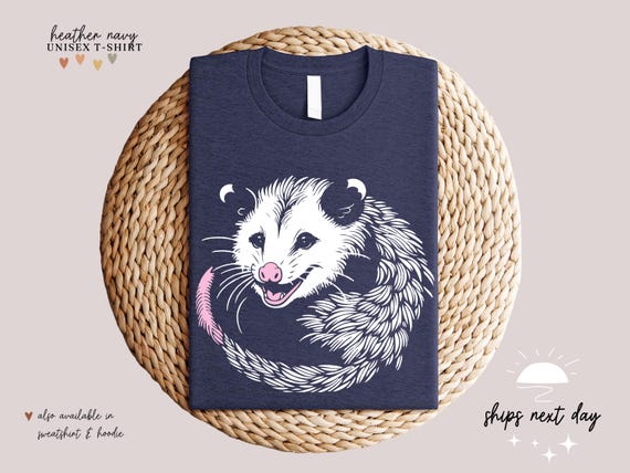 Opossum Lover T-Shirt: Boho Animal Shirt
