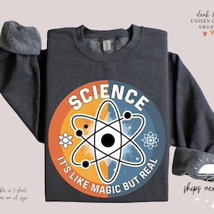 Retro Science Sweatshirts | Vintage Science Hoodies | Science Teacher Gifts | Science Lover Gift | Gift for Scientist | Scientist Gift