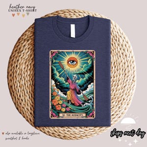 Comfort Colors® The Audacity Tarot Card Shirt | Funny Tarot Card Shirts | Tarot Card Tshirt | Skeleton Shirt | Skeleton Tarot | Witchy Shirt