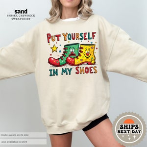 Put Yourself In My Shoes | Clown Shoes Sweatshirt | Clowncore Sweatshirt | Clowncore Clothing | Clowncore Hoodie | Carnival Sweatshirt
