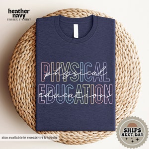 a t - shirt that says physical education on it