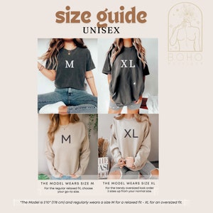 the size guide for a women's sweatshirt