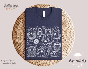 Celestial Cryptid T-Shirt: Cryptozoology Goth Shirt