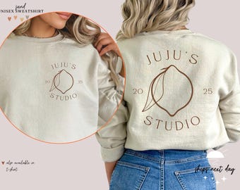 Custom Logo Crewneck Sweatshirt: Business Branding