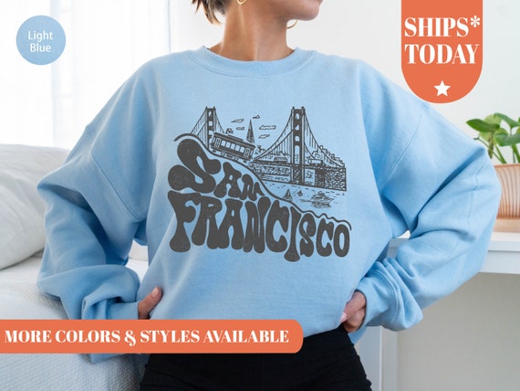 San Francisco Sweatshirt | Eco-Friendly Ink, California Apparel