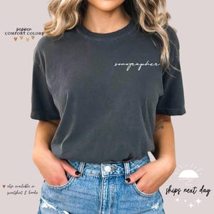 Sonographer Shirt | Songrapher T Shirt | Sonography Shirt, Sonographer Gifts | OB Sonographer | Gifts for Sonographer | Rad Tech Week