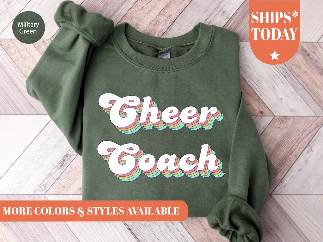 Cheer Coach Sweatshirt Cheer Coach Hoodie Cheerleading Etsy