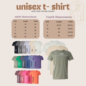 a t - shirt size guide for men and women