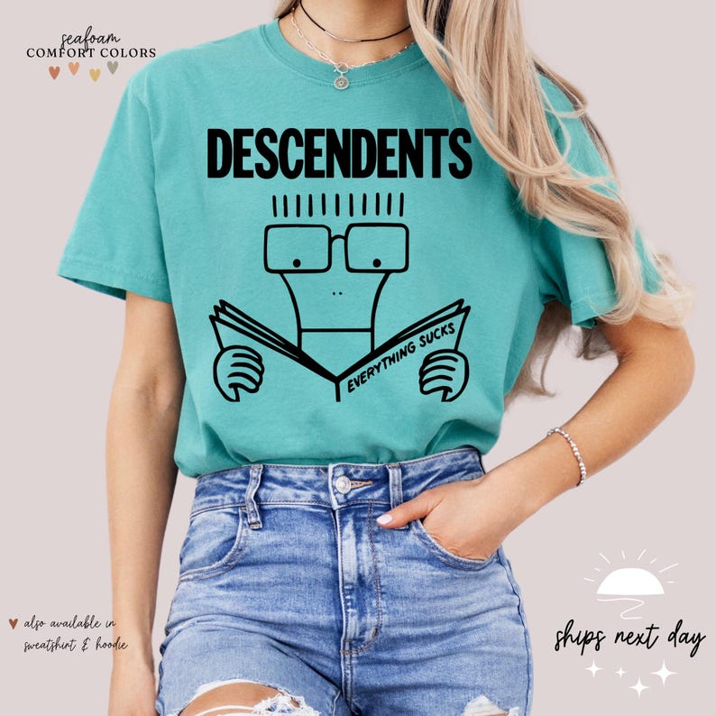 Descendents Everything Sucks Shirt | Descendents Band T Shirt | American Punk Rock Shirt | Hardcore Punk Rock | Descendents Gifys - 5550x image 2