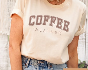 Coffee Weather Shirt: Barista T-Shirt, Coffee Lover Gift