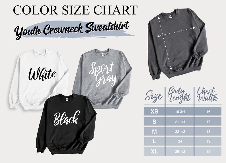 a group of sweatshirts with different font styles