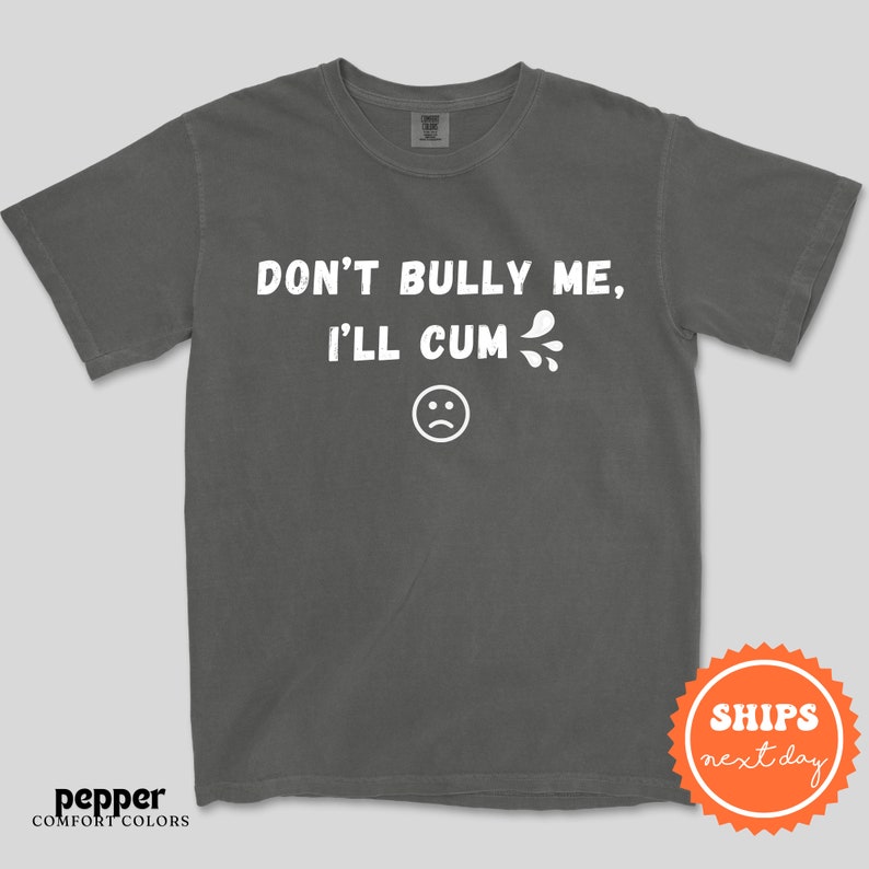 a t - shirt that says don't bully me, i'll