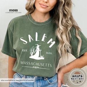Salem Massachusetts Shirt | Salem Shirt | Halloween Shirt | Salem Witch Shirt | Salem Ma Shirt | Salem Trip Shirt | Girls Trip Salem Tshirt