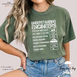 Understanding Engineers Shirt | Engineer T Shirt | Engineer Gift | Civil Engineer | Fire Engineer | Electrical Engineer Shirt