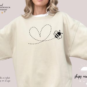 Bee Sweatshirt | Bee Hoodie | Bee Crewneck | Bee Themed Gifts | Beekeeper Sweatshirt | Beekeeper Gifts | Insect Sweatshirt | Save The Bees