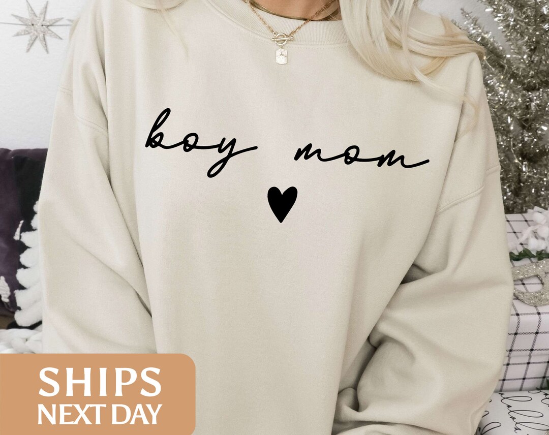 Boy Mom Sweatshirt Boy Mom Hoodie Boy Mom Sweater Mothers Day Gift for
