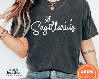 Sagittarius Zodiac Sign Shirt - Comfort Colors Astrology Tee