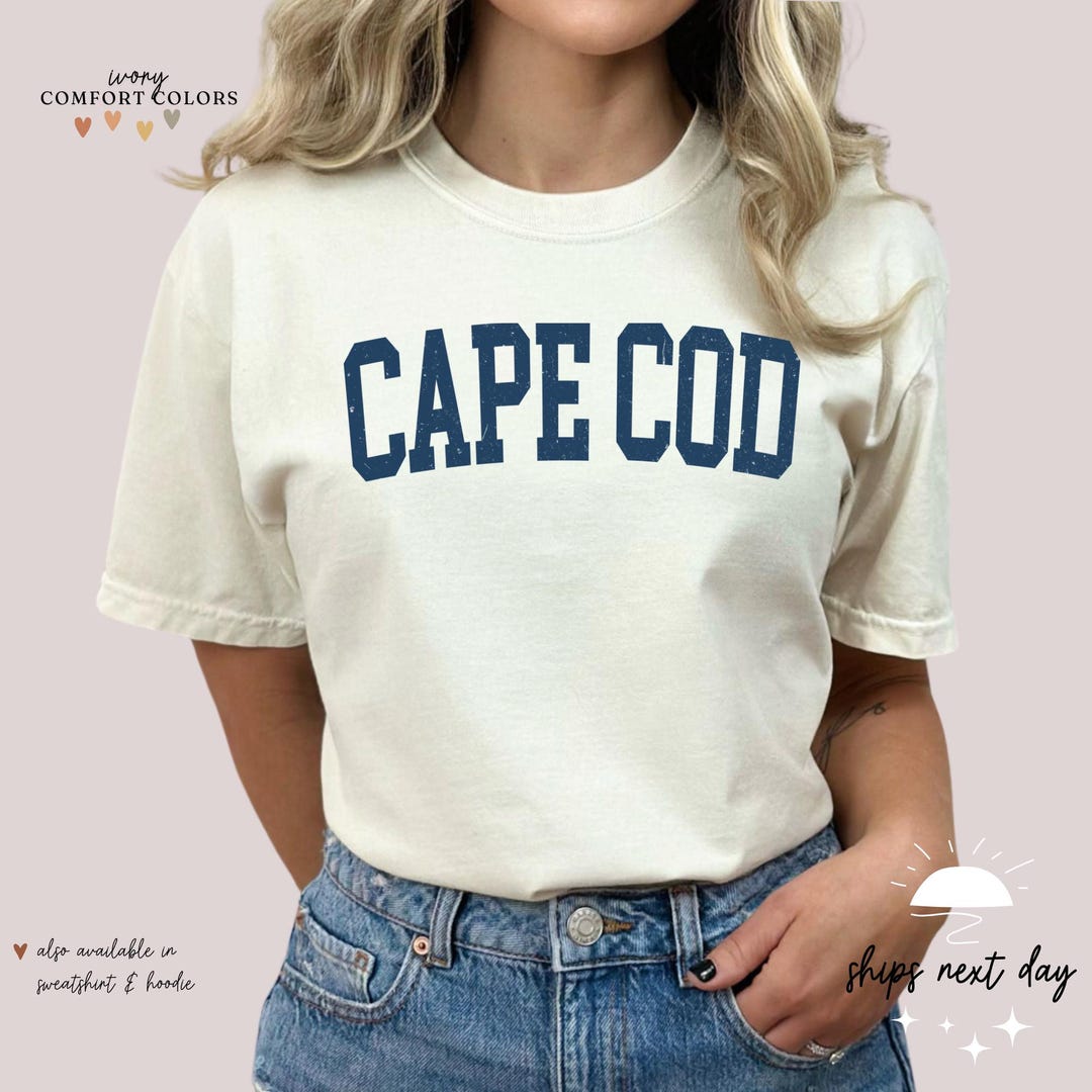 Cape Cod Tees Cape Cod Shirt: Comfort Colors Vacation Tee - Etsy