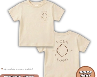 Custom Logo Kids Shirt, Comfort Colors Toddler Tee, Youth Sweatshirt, Mini Me Top