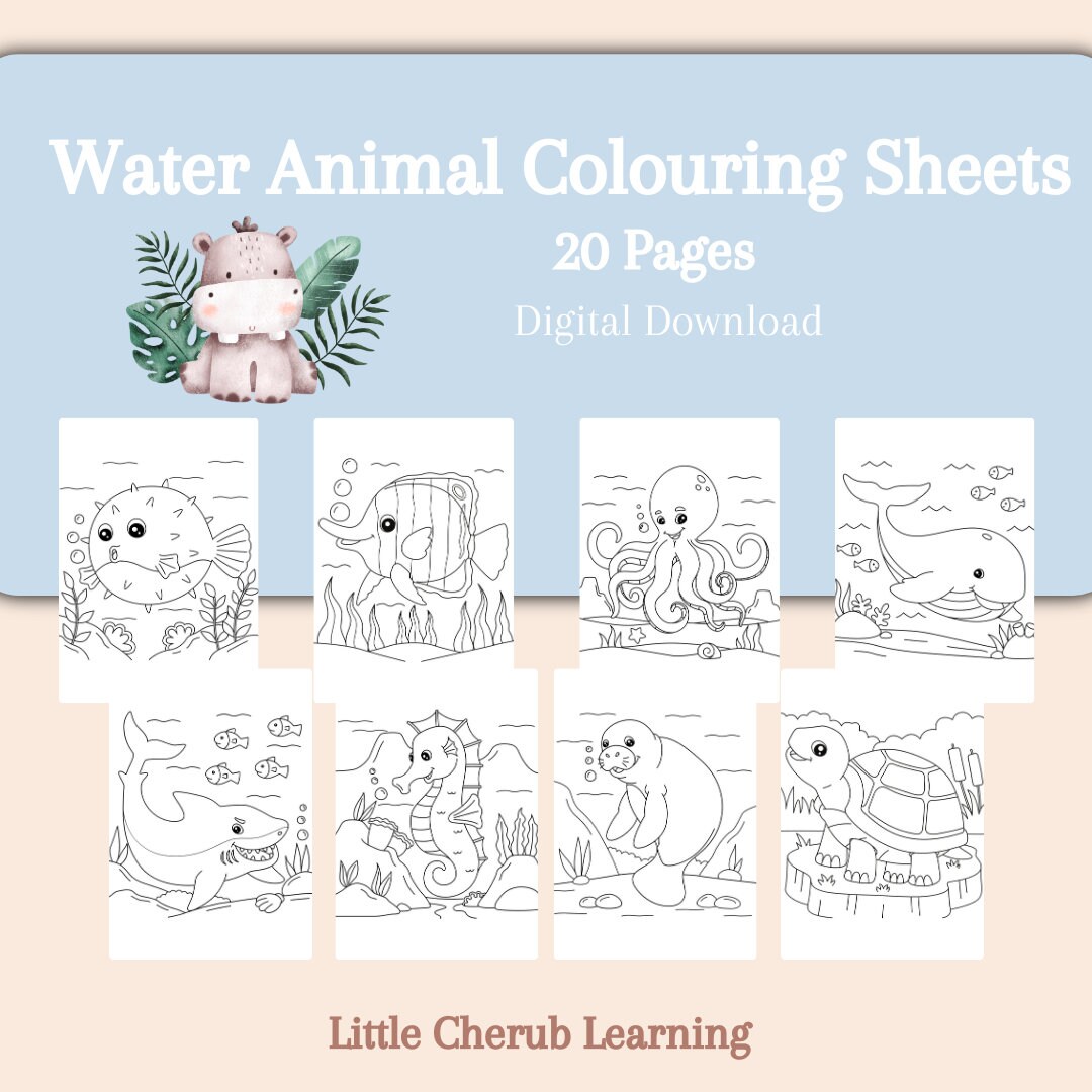 Kindergarten Printables, Preschool Printables, Colors, Ocean Theme ...