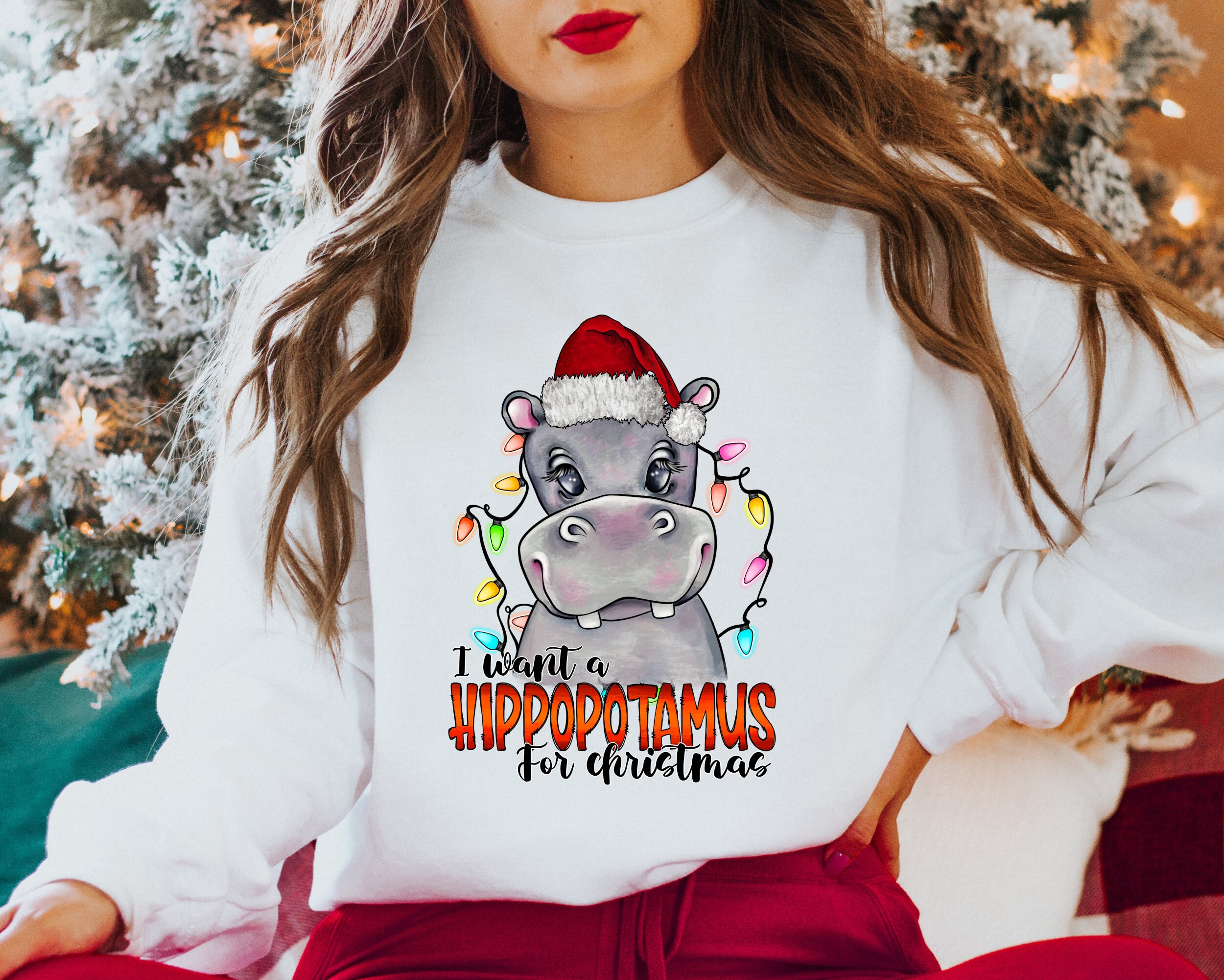 Discover I Want A Hippopotamus For Christmas Sweatshirt