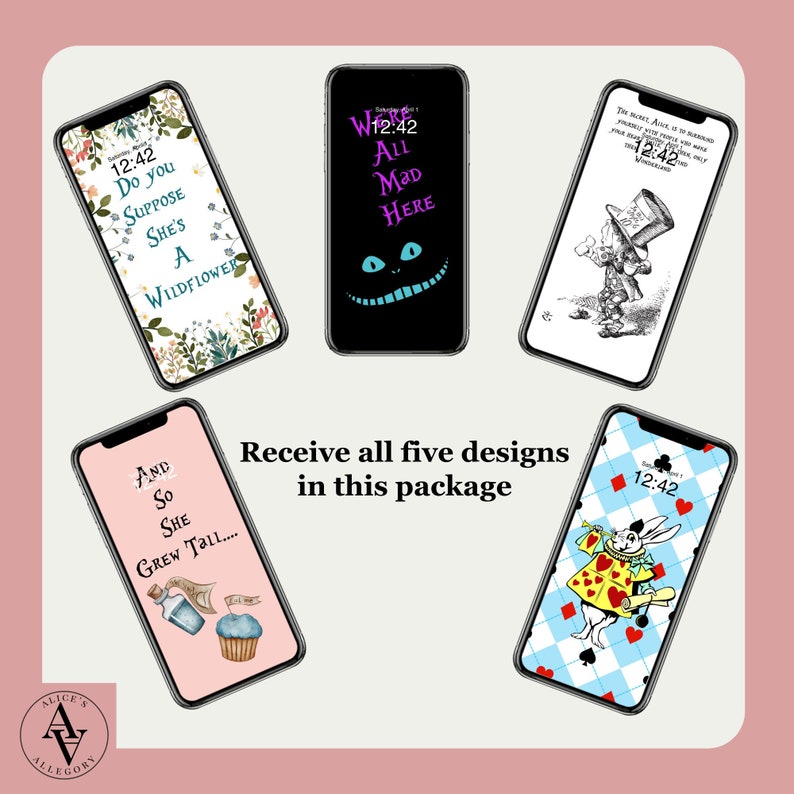 Alice in Wonderland Phone Wallpaper Background | iPhone Android ...