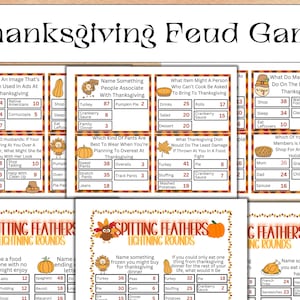 Thanksgiving Feud Game | Thanksgiving Friendly Feud Game |  Friendly Feud