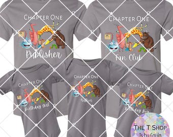 Chapter One Birthday T-Shirt, Family Matching, First Birthday (Digital Files)