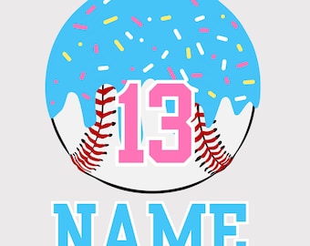 Custom Baseball Drip PNG, Softball, Game Day Design (Digital Download)
