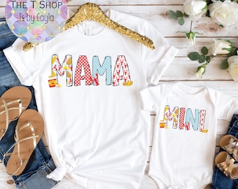 Mama PNG, Mini png, Mama & Mini png, Flusskrebs PNG, Passende T-Shirts Mama und Mini