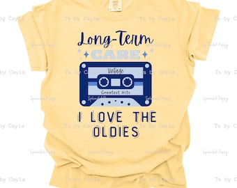 Vintage Cassette Tape PNG, Long-Term Care Design (Digital Download)