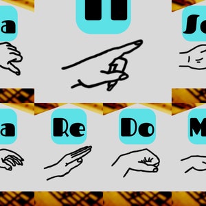 Solfege Hand-Signs - Music Classroom Flyers! (Digital Print)