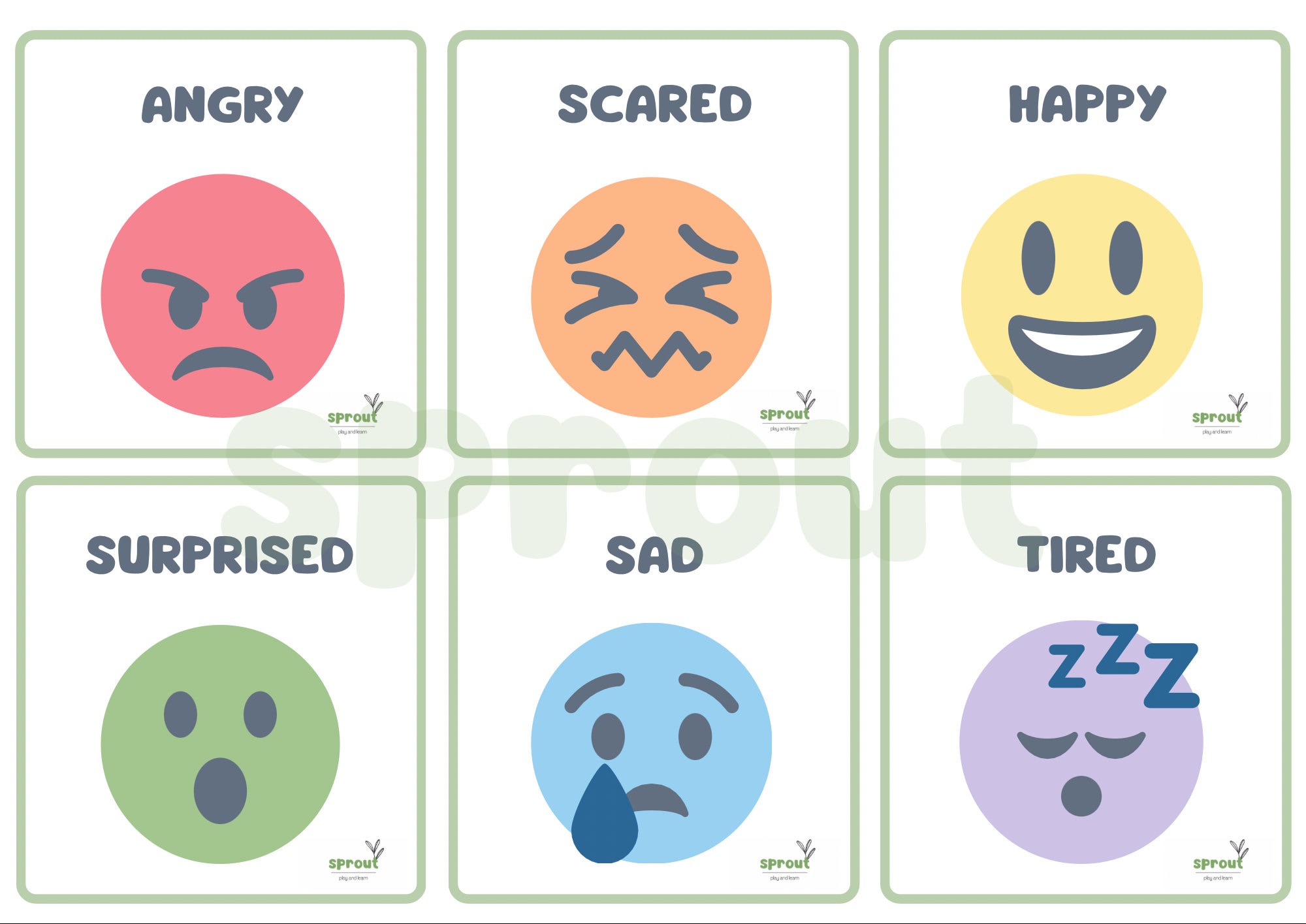 First Flashcards Digital File Etsy