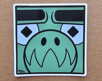 Emryl Grimacing Sticker