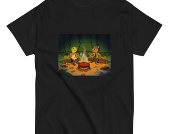 Frog and Rat cooking soup Together: Unisex classic tee