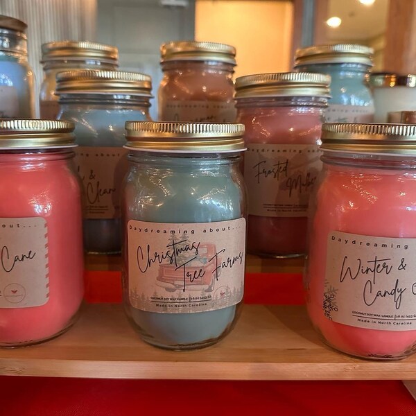 Mason Jar Candle Etsy