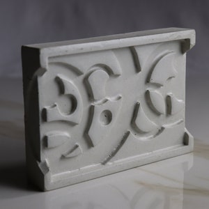 Concrete Soap Dish | Abstract Design