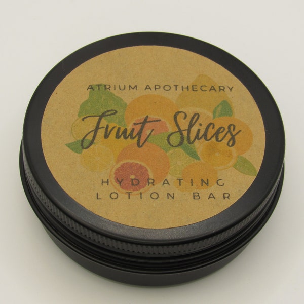 Fruit Slices Lotion Bar | Hydrating | Small 2oz Tin