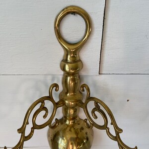 French Faience Double Arm Candle Holders, a Pair