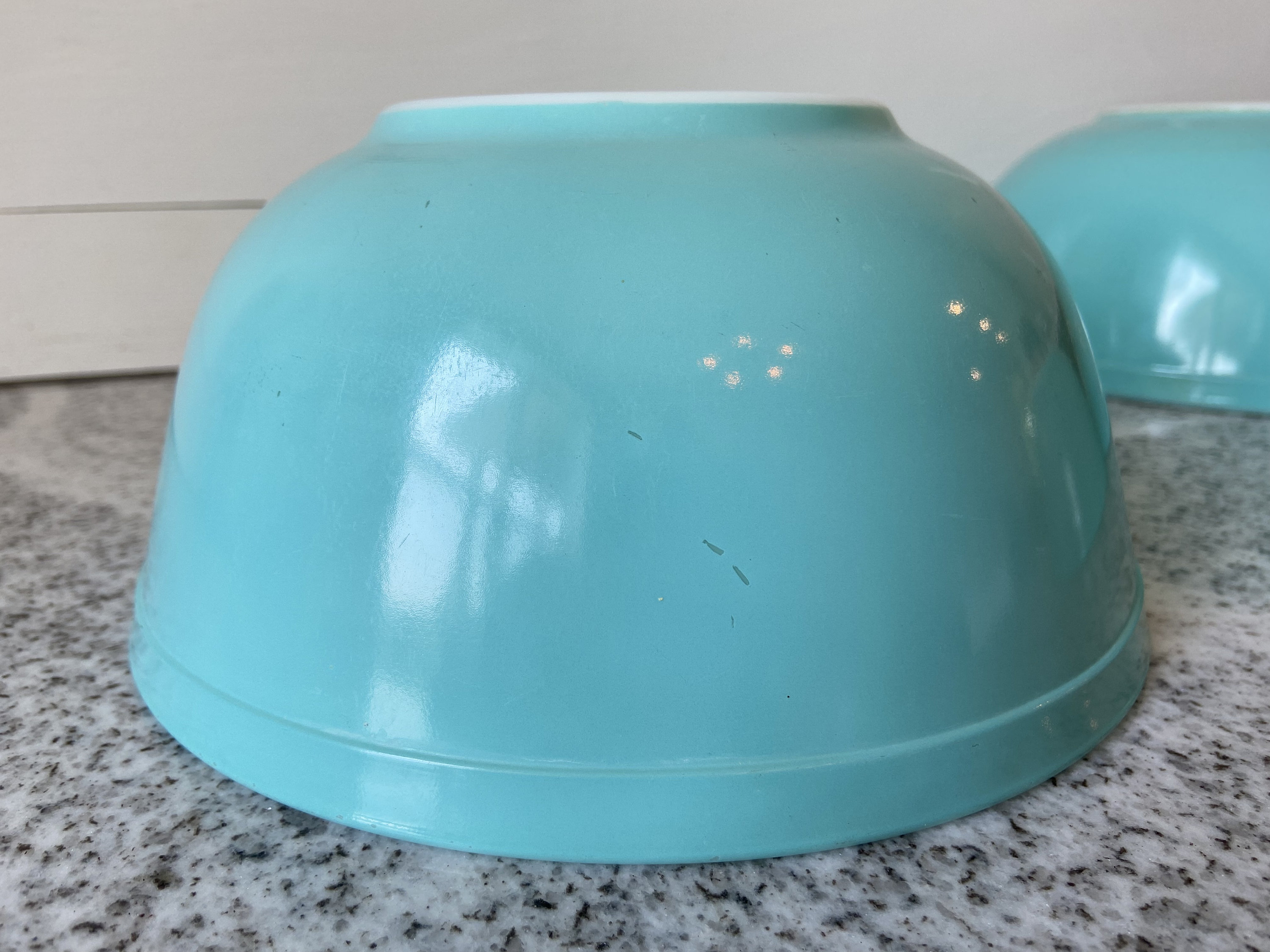 カナダパイレックス　ロビンスエッグブルー パイレックス ケーキプレート 【ロビンエッグブルー