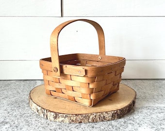 Vintage Longaberger Basket ~ 1994 ~ Small Square Basket - Etsy